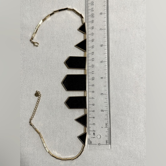 House of Harlow 1960 Leather Station Necklace - Picture 5 of 6